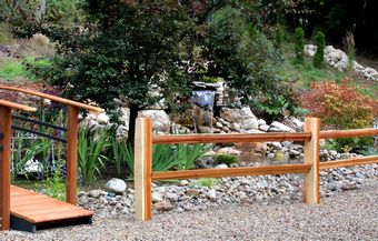 3 Rail Cedar Split Rail Fencing